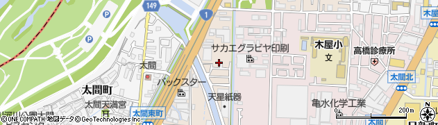 大阪府寝屋川市太間東町16-5周辺の地図