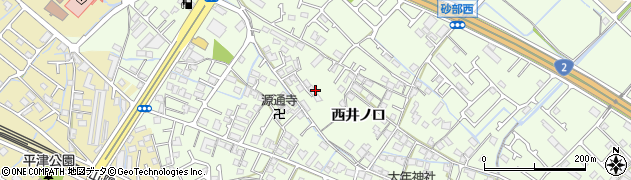 塩田美容院周辺の地図