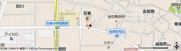 愛知県豊橋市石巻町（出口）周辺の地図