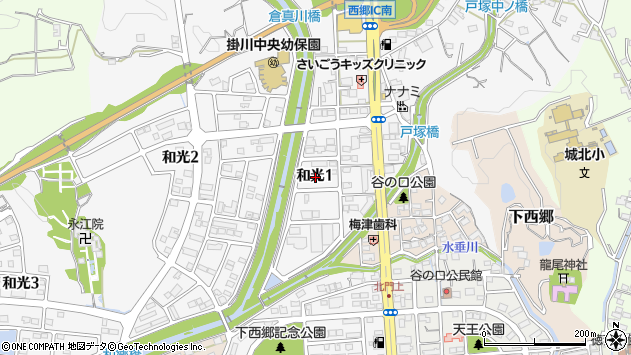〒436-0338 静岡県掛川市和光の地図