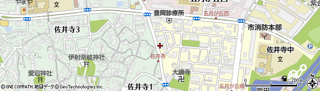 珉珉 五月が丘店周辺の地図