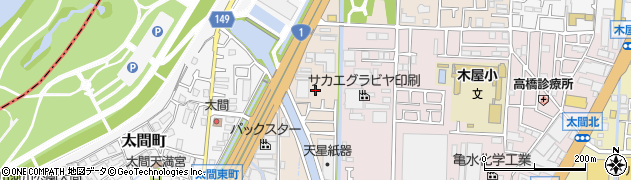 大阪府寝屋川市太間東町16周辺の地図