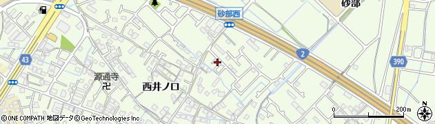 兵庫県加古川市東神吉町西井ノ口208周辺の地図