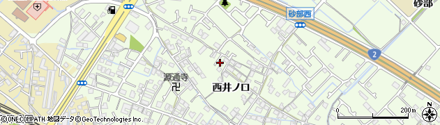 兵庫県加古川市東神吉町西井ノ口438周辺の地図