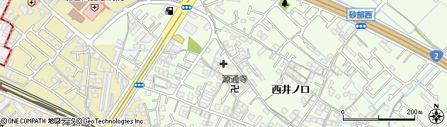 兵庫県加古川市東神吉町西井ノ口549周辺の地図