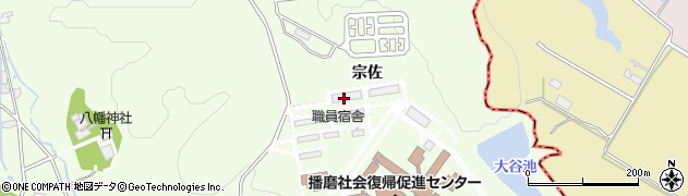加古川学園周辺の地図