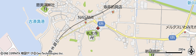 島根県浜田市三隅町古市場1277周辺の地図