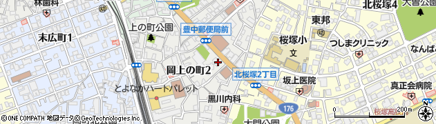 スクールショッププラザＡ　山田亀・豊中店周辺の地図