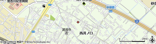 兵庫県加古川市東神吉町西井ノ口436周辺の地図