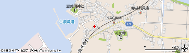 島根県浜田市三隅町古市場1305周辺の地図