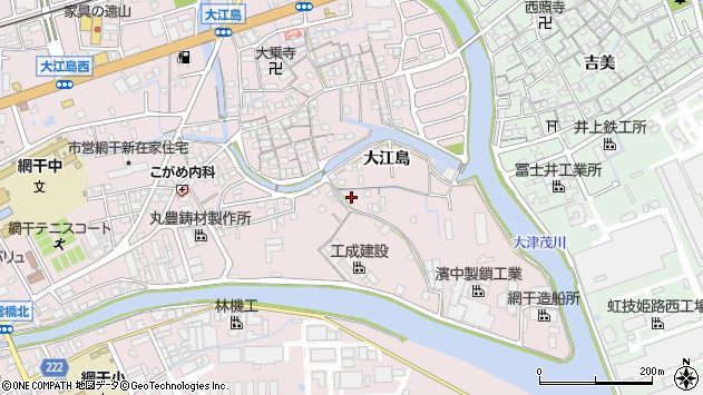 〒671-1231 兵庫県姫路市網干区大江島の地図