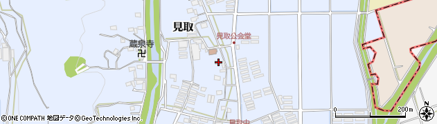 静岡県袋井市見取612周辺の地図