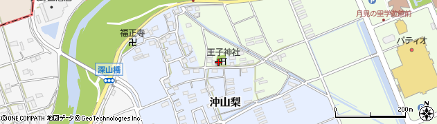 静岡県袋井市沖山梨358周辺の地図