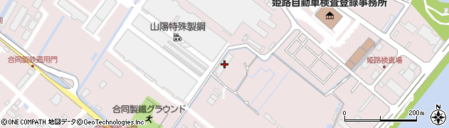 兵庫県姫路市飾磨区中島2103周辺の地図