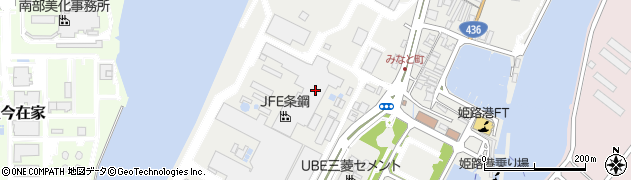 兵庫県姫路市飾磨区細江1280周辺の地図
