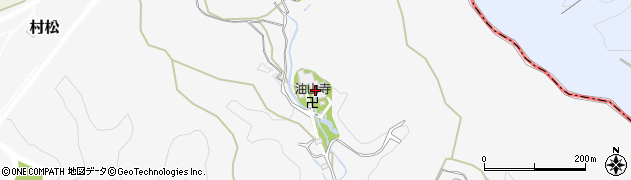 油山寺周辺の地図