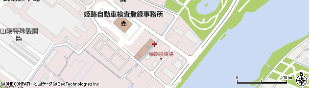 兵庫県姫路市飾磨区中島3552周辺の地図