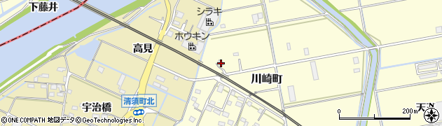愛知県豊橋市川崎町43周辺の地図