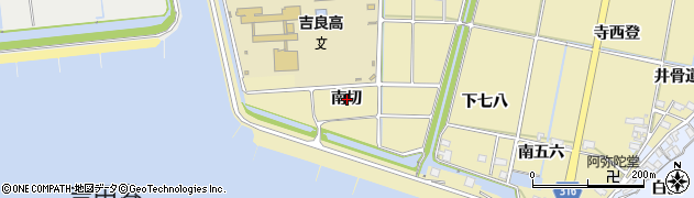 愛知県西尾市吉良町白浜新田（南切）周辺の地図