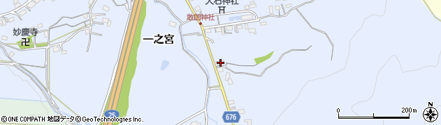 三重県伊賀市一之宮861周辺の地図