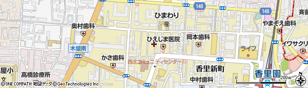 大阪府寝屋川市松屋町周辺の地図
