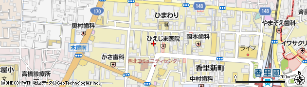 大阪府寝屋川市松屋町周辺の地図