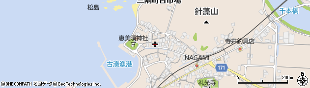 島根県浜田市三隅町古市場1235周辺の地図