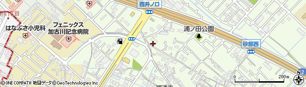 兵庫県加古川市東神吉町西井ノ口408周辺の地図