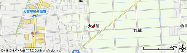 愛知県豊橋市大村町（大ノ前）周辺の地図
