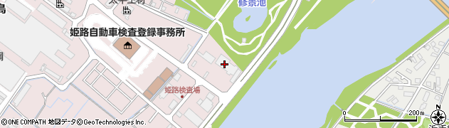 兵庫県姫路市飾磨区中島3265周辺の地図