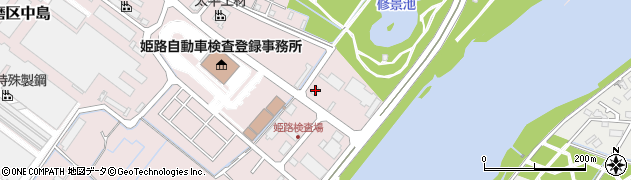 兵庫県姫路市飾磨区中島3255周辺の地図
