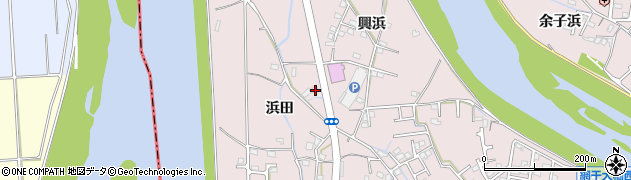 兵庫県姫路市網干区興浜1601周辺の地図