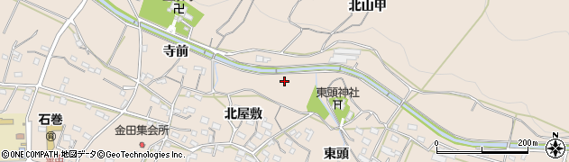 愛知県豊橋市石巻町（宮裏）周辺の地図
