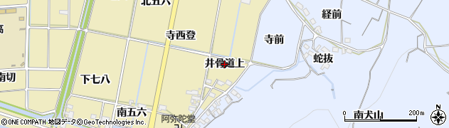 愛知県西尾市吉良町白浜新田（井骨道上）周辺の地図