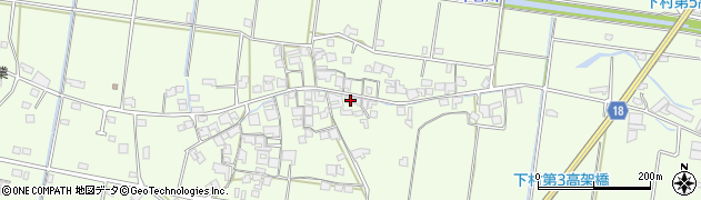兵庫県加古川市八幡町下村772周辺の地図