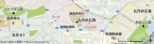吹田市立東佐井寺小学校周辺の地図