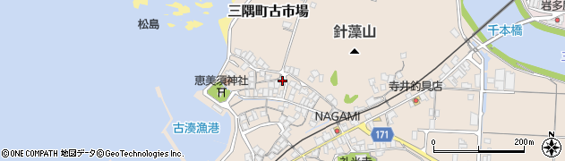 島根県浜田市三隅町古市場1243周辺の地図