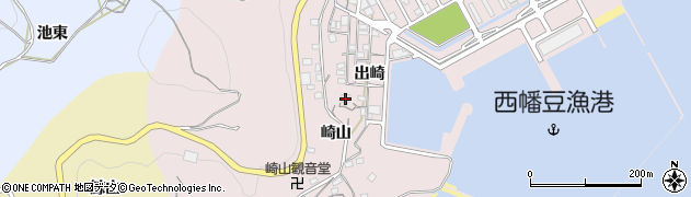 愛知県西尾市鳥羽町崎山11周辺の地図