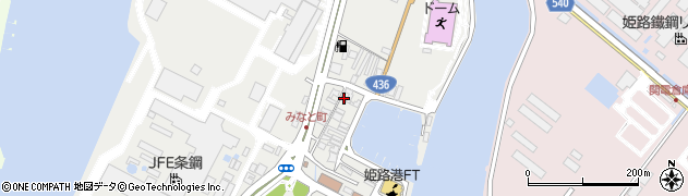 兵庫県姫路市飾磨区細江1261周辺の地図