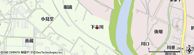 愛知県豊橋市大村町（下古川）周辺の地図