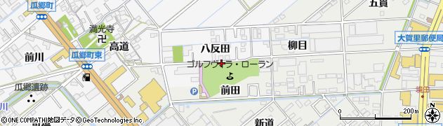 愛知県豊橋市瓜郷町八反田35周辺の地図