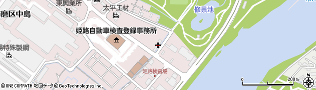 兵庫県姫路市飾磨区中島3268周辺の地図