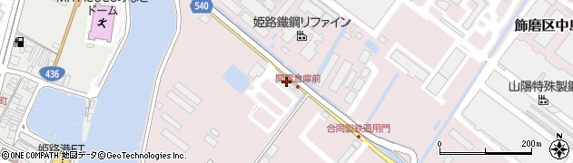 兵庫県姫路市飾磨区中島3058周辺の地図