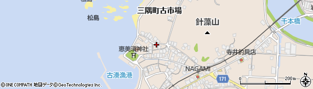 島根県浜田市三隅町古市場1213周辺の地図