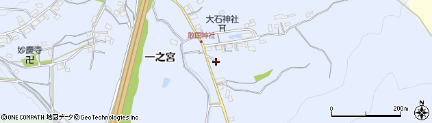 三重県伊賀市一之宮865周辺の地図
