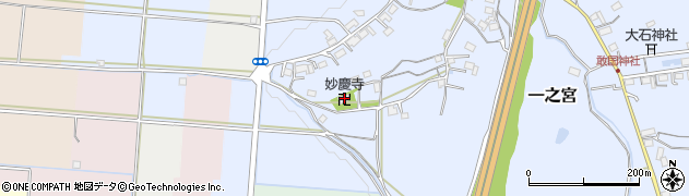 妙慶寺周辺の地図