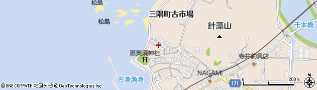 島根県浜田市三隅町古市場1201周辺の地図