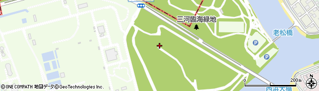 愛知県豊橋市新西浜町周辺の地図