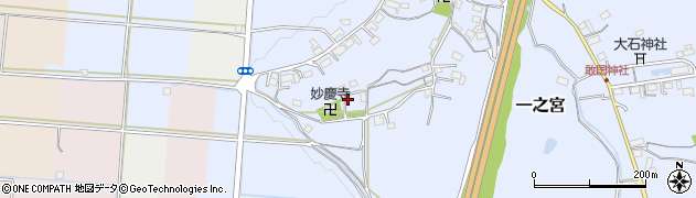 三重県伊賀市一之宮342周辺の地図