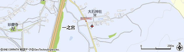 三重県伊賀市一之宮867周辺の地図